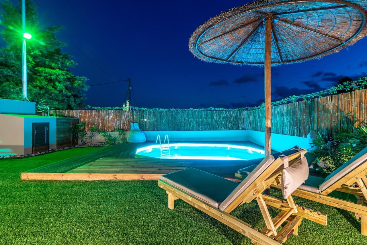 Modern House With Pool Near Beach Gazi Dış mekan fotoğraf